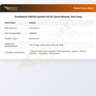 Southbend 1168262 Ignition Kit W/ Spark Module, Pilot Assy