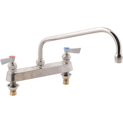 Fisher 57665 Stainless Steel Faucet,8"DK12"SP