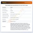 TRUE 959268 Cold Control W/ Dial 21.2&deg;F-29.3&deg;F 165" D-Stem