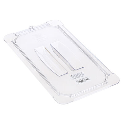 Carlisle Foodservice 10230U Lidfood Pan,W/Hndl,Half, Clear