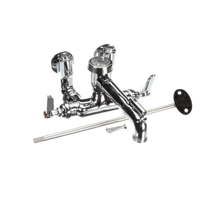 T&S Brass B-0667-POL Service Sink Faucet Adjustable Wall Mount