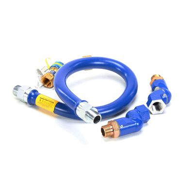 Dormont 1675BPQ2S36 Hose Snapfast 2 Swivels Blue 3/4" 36"