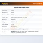 Holman 118062 Speed Control
