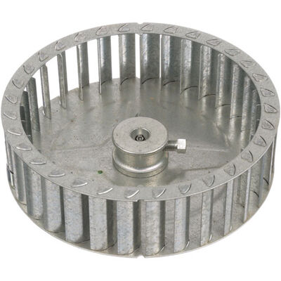 Hobart 415780-00008 Blower Wheel 7-1/8"DIA, 2"W, 1/2" Hole, Flat Back, CCW Rotation, Puller Hub, 2 Set Screws