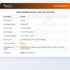 Hobart 350545-30 Dial 2-1/4 D, OFF-400-200