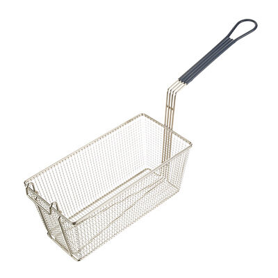Garland 1293900 Twin Size Fryer Basket, 13-1/4 "L X 6-5/8" W X 6" H, Coated Handle