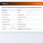 Ranco A30-3918-000 18" Range Temperature Control W/ Shaft Stem and Knob
