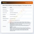 Bakers Pride AS-M1221A Gas Valve Regulator Kit LP 7000