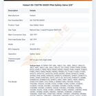 Hobart 00-720719-00001 Pilot Safety Valve 3/8"
