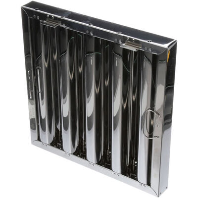 Captiveaire HRSS1616 Hoold Filter, Type6, 16 X 16 X 2;1616HRSS, Stainless Steel, BTM Bracket