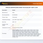 APW AS-2000100 BJWA Griddle Thermostat,150&deg;-400&deg;F, CCW