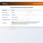 Garland 4525442 Range Knob Assembly 250&deg;F-500&deg;F