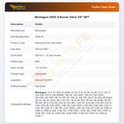 Montague 2405-8 Burner Valve 1/8" NPT