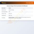 American Range 11112 High Limit Switch Kit