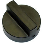 Hobart 417251-2 Black Pastic Knob 2" DIA, Mount .24", Flat Right or Left With Screw Set