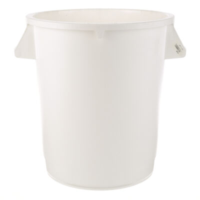 Carlisle Foodservice 84101002 10 Gal Bronco Trash Can White