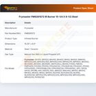 Frymaster FM8261072 IR Burner 15-1/4 X 8-1/2  Steel
