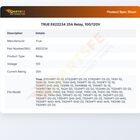 TRUE E822234 25A Relay, 100/120V