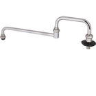 T&S Brass 002848-40 18"Double Spout  , W/Nzzle,Leadfree