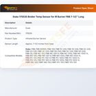Duke 175535 Broiler Infrared Burner Flame Sensor