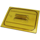 Cambro 20HPCH-150 Hot Pan Lid Half Size-150 Amber