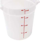 Container 8-3/16"rd,4 Qt,Wht For Cambro - Part# Rfs4148
