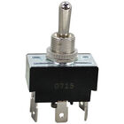 Hoshizaki 443119-01 20A/125-277V DPDT Toggle Switch W/ 1/2" Hole, Black/Silver