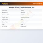 Manitowoc 94-0565-3 Ice Machine Sanitizer 16 OZ