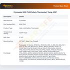Frymaster 806-7543 Safety Thermostat, Temp 425F