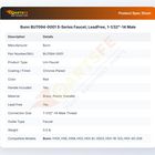 Bunn BU7094-0001 S-Series Faucet, LeadFree, 1-1/32"-14 Male