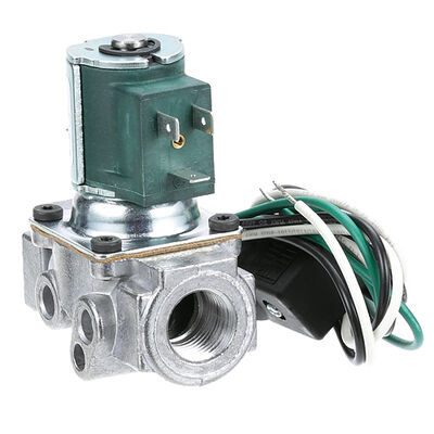 Johnson Controls H91DG-4 1/2" FPT Natural/LP Gas Solenoid Valve, 25V