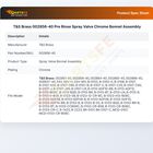 T&S Brass 002856-40 Pre Rinse Spray Valve Chrome Bonnet  Assembly