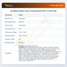 Southbend 116145-2 Oven Thermostat W/ 3/16" X 11-5/8" Bulb