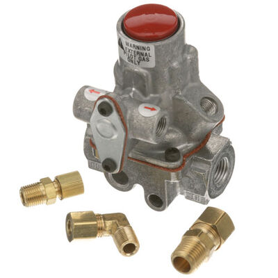 Vulcan Hart 00-498344-0000A Range Gas Pilot Safety Valve Kit 1/4" FPT Gas 1/8" FPT Pilot