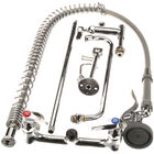 T&S Brass 0133ADF12B Wall mount pre-rinse assembly with 8" centers