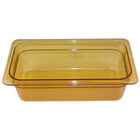 Cambro CAM34HP150 Hot Pan 1/3 X 4-150 Amber