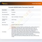 Frymaster 8061853 Safety Thermostat, Temp 425F