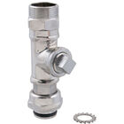 T&S Brass B-TEE-EZK Tee ,Swivel , Ez Install,Chrome