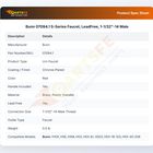 Bunn 07094.1 S-Series Faucet, LeadFree, 1-1/32"-14 Male
