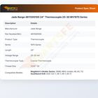 Jade Range 4611300100 24" Thermocouple 20-30 MV1970 Series
