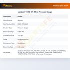 Jackson 6680-011-8642 Pressure Gauge