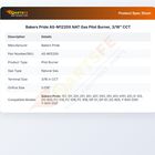 Bakers Pride AS-M1220X Pizza Oven Pilot Burner Natural Gas 3/16" CCT