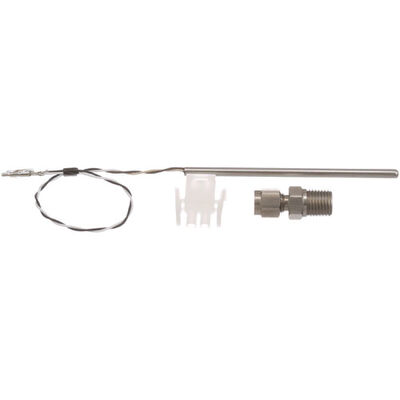 Pitco PTB6718701C S/S Temperature Probe W/ 9" Leads and Parker Fitting, 2 Pin White Terminal Block