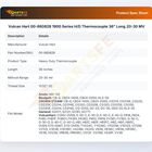 Vulcan Hart 00-880828 1900 Series H/D Thermocouple 36" Long.20-30 MV