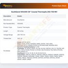 Southbend 1054300 36" Coaxial Thermopile 250-750 MV