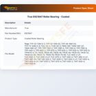 True E921847 Roller Bearing - Coated