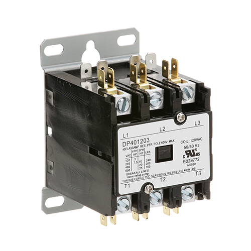 Hatco 2-01-015-00 3-Pole Contactor, 40 AMP,120V