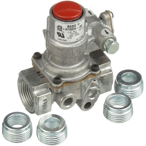 Magikitch'N MK2804-0871200 120V Dual Gas Solenoid Valve,3/8" FPT Gas In/out