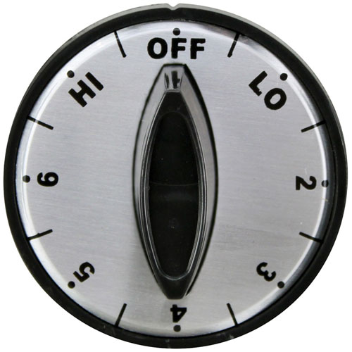 Merco 321 Knob 2" DIA OFF-LO-2-6-HI