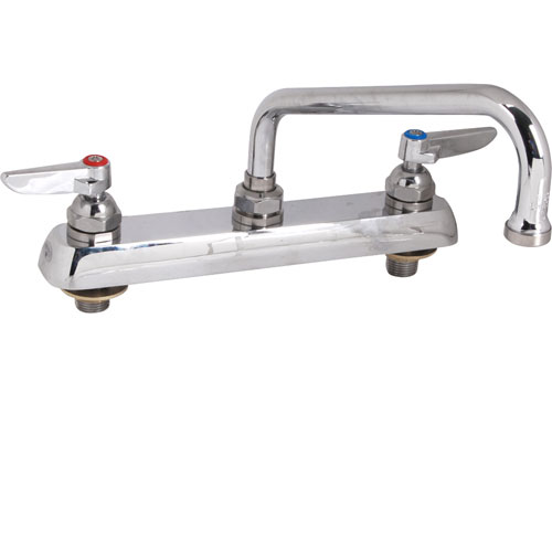 T&S Brass TSB1121 Brass Faucet, 8" Deck Mount, 1/2" Inlet, Lead-Free